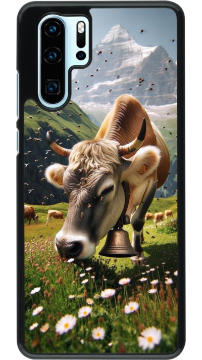 Huawei P30 Pro Case Hülle - Kuh Berg Wallis