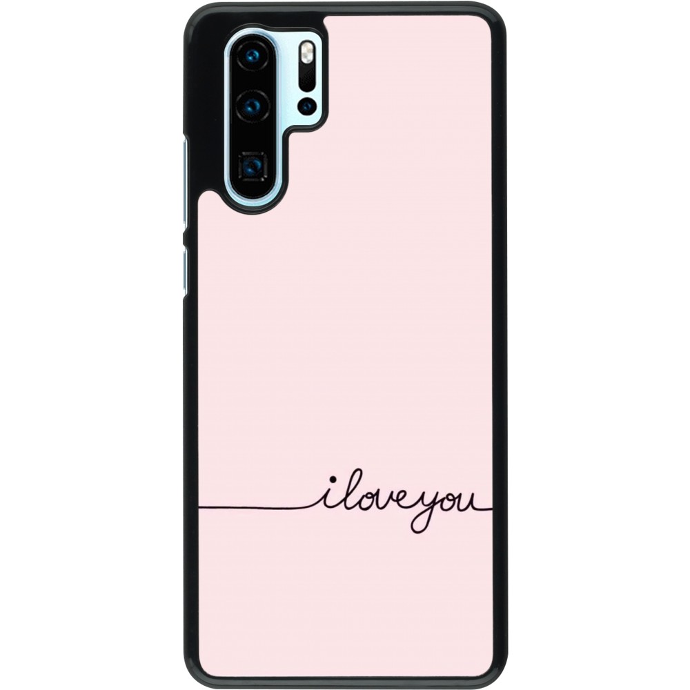 Huawei P30 Pro Case Hülle - Valentine 2023 i love you writing