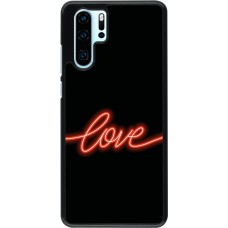 Huawei P30 Pro Case Hülle - Valentine 2023 neon love