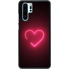 Huawei P30 Pro Case Hülle - Valentine 2023 single neon heart