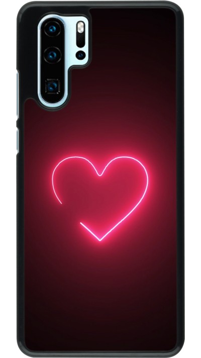 Coque Huawei P30 Pro - Valentine 2023 single neon heart