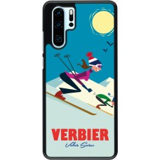 Huawei P30 Pro Case Hülle - Verbier Ski Downhill