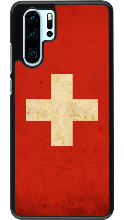 Coque Huawei P30 Pro - Vintage Flag SWISS