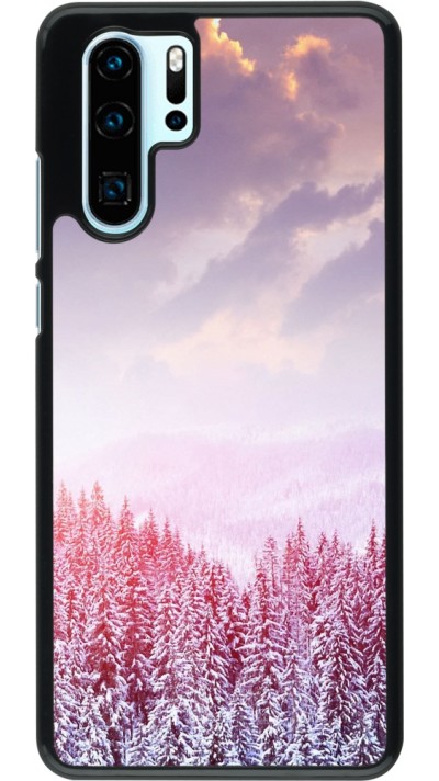 Coque Huawei P30 Pro - Winter 22 Pink Forest