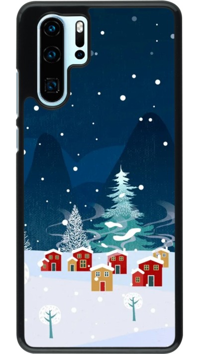 Coque Huawei P30 Pro - Winter 22 Small Town