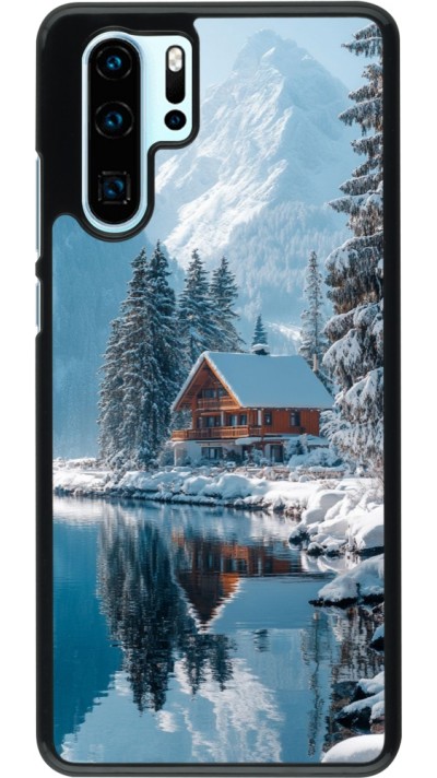 Coque Huawei P30 Pro - Winter 25 Winter house forest day