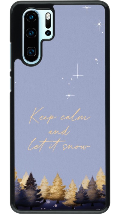 Coque Huawei P30 Pro - Winter 25 Winter illustration of trees