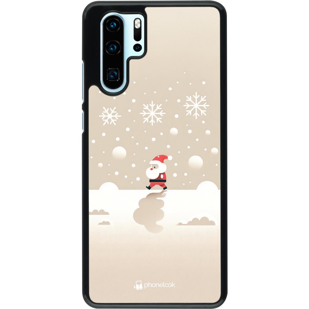 Huawei P30 Pro Case Hülle - Weihnachten 2023 Minimalistischer Weihnachtsmann