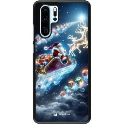 Huawei P30 Pro Case Hülle - Weihnachten 2023 Verzauberter Weihnachtsmann