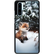 Huawei P30 Pro Case Hülle - Weihnachten 2023 Fuechslein Tanne