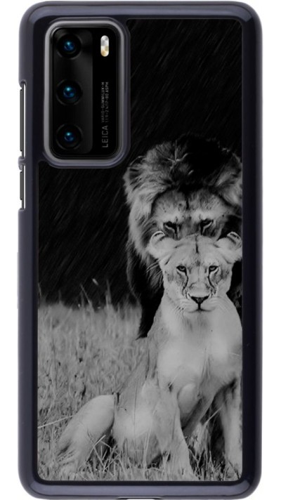 Hülle Huawei P40 - Angry lions