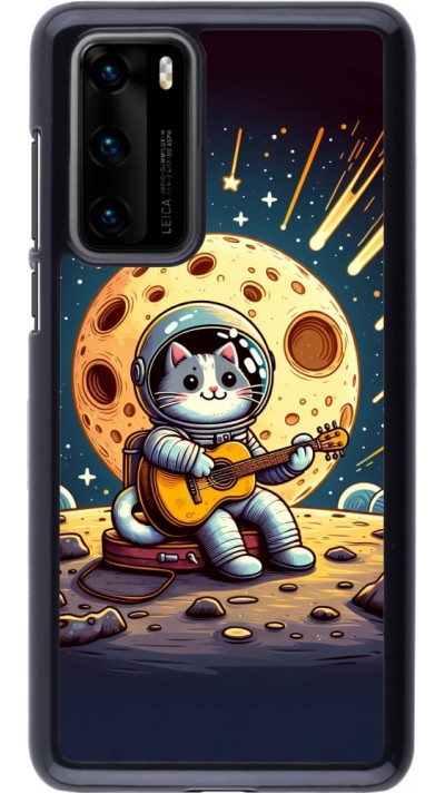 Huawei P40 Case Hülle - AstroKatze RockMond