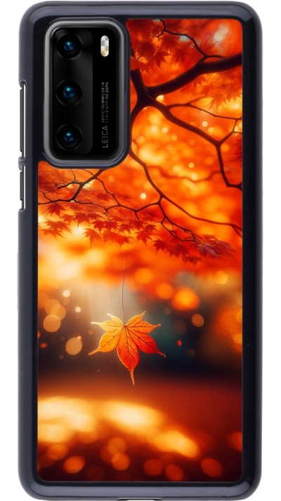 Huawei P40 Case Hülle - Herbst Magisch Orange