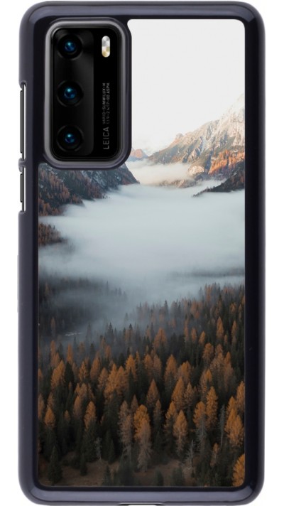 Huawei P40 Case Hülle - Autumn 22 forest lanscape