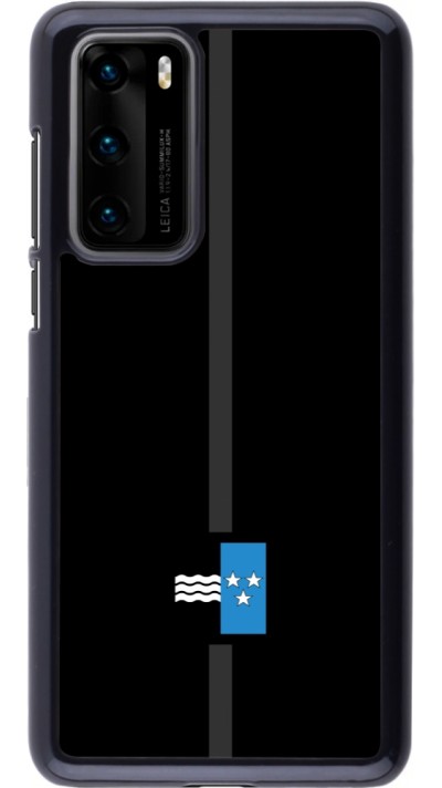 Coque Huawei P40 - Canton AG noir