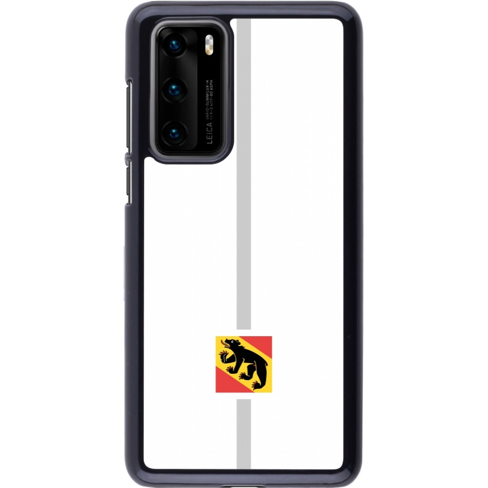 Coque Huawei P40 - Canton BE blanc