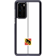 Coque Huawei P40 - Canton BE blanc