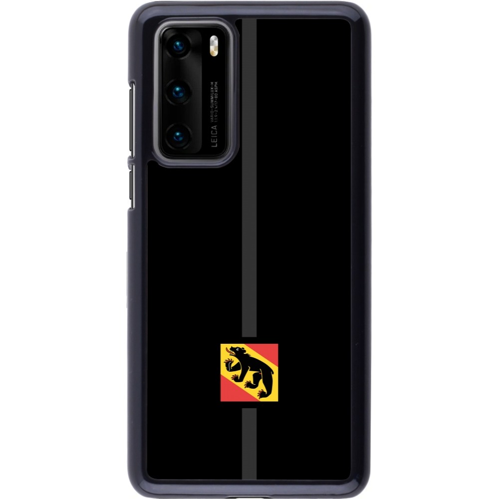 Coque Huawei P40 - Canton BE noir