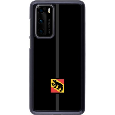 Coque Huawei P40 - Canton BE noir