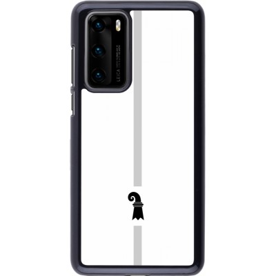 Coque Huawei P40 - Canton BS blanc