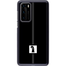 Huawei P40 Case Hülle - Kanton BS schwarz