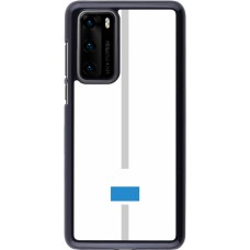 Huawei P40 Case Hülle - Kanton LU weiss