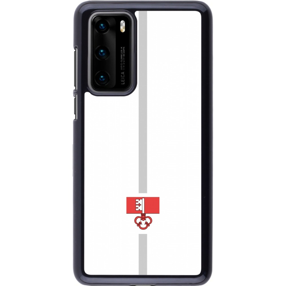 Coque Huawei P40 - Canton OW blanc