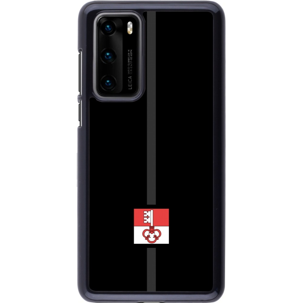 Coque Huawei P40 - Canton OW noir