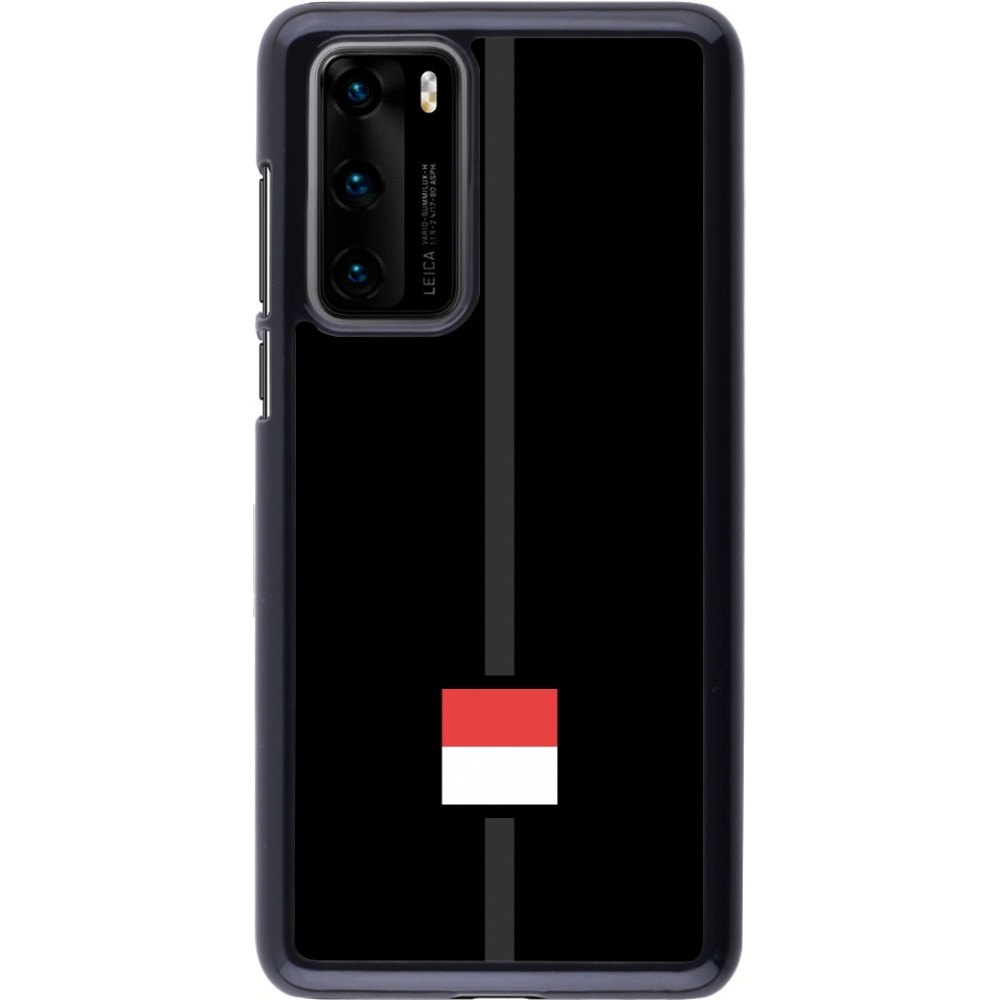 Coque Huawei P40 - Canton SO noir