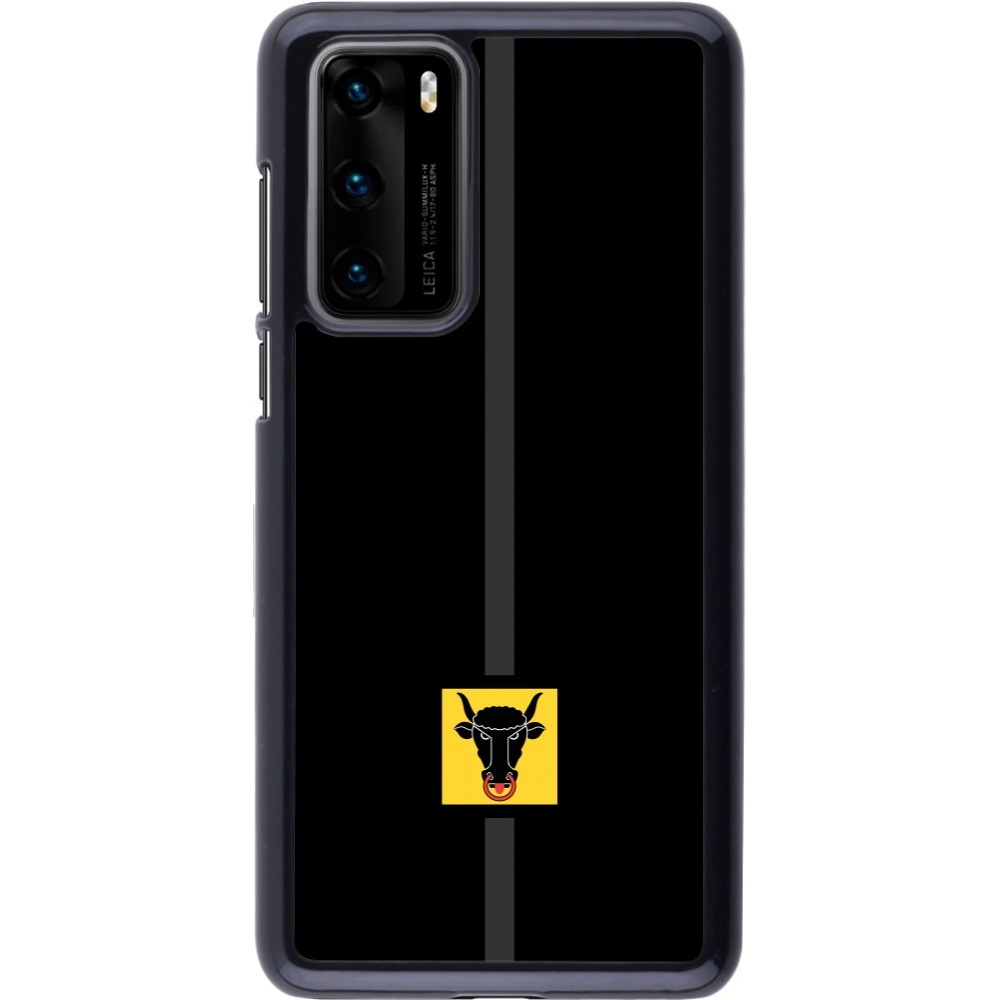 Huawei P40 Case Hülle - Kanton UR schwarz