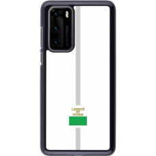 Coque Huawei P40 - Canton VD blanc