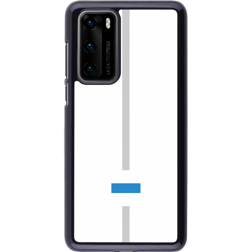 Coque Huawei P40 - Canton ZG blanc