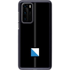 Coque Huawei P40 - Canton ZH noir