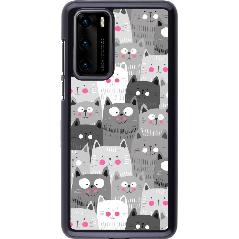 Hülle Huawei P40 - Katzenschwärme