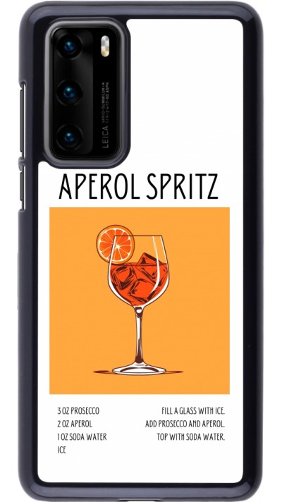 Coque Huawei P40 - Cocktail recette Aperol Spritz