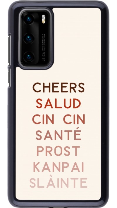 Huawei P40 Case Hülle - Cocktail Cheers Salud