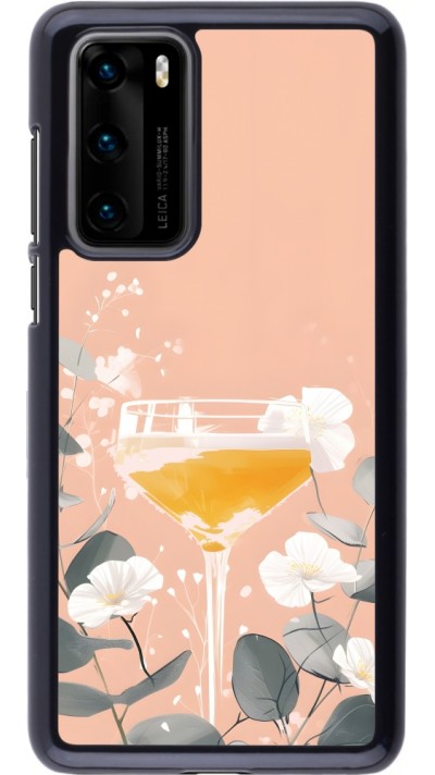 Huawei P40 Case Hülle - Cocktail Flowers