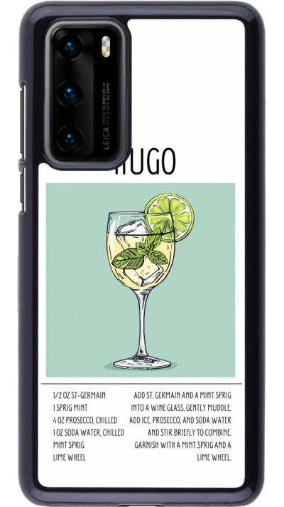 Coque Huawei P40 - Cocktail recette Hugo