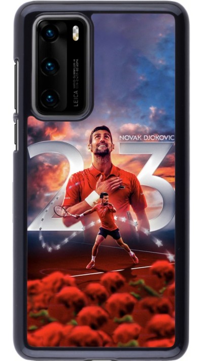 Huawei P40 Case Hülle - Djokovic 23 Grand Slam