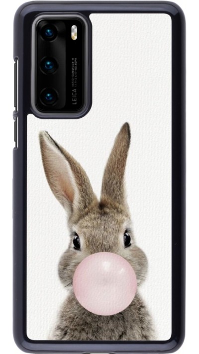 Coque Huawei P40 - Easter 2023 bubble gum bunny