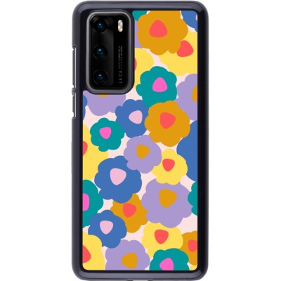 Huawei P40 Case Hülle - Easter 2024 flower power