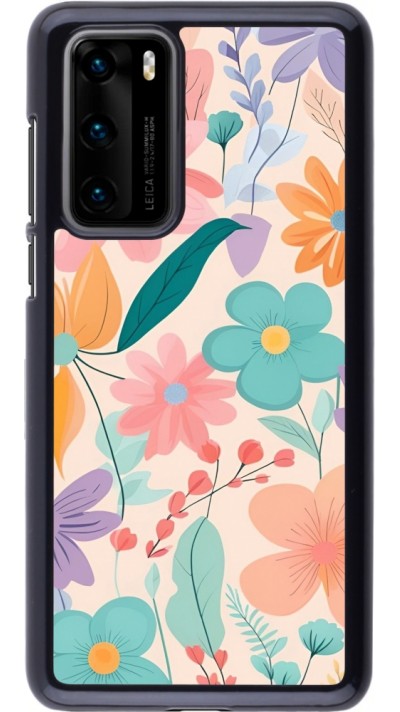 Huawei P40 Case Hülle - Easter 2024 spring flowers