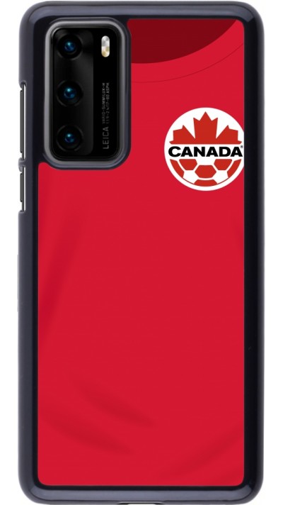 Coque Huawei P40 - Maillot de football Canada 2022 personnalisable
