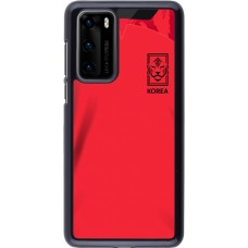 Huawei P40 Case Hülle - Südkorea 2022 personalisierbares Fussballtrikot