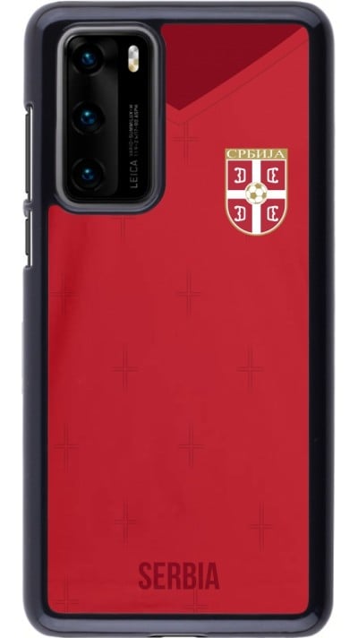 Coque Huawei P40 - Maillot de football Serbie 2022 personnalisable