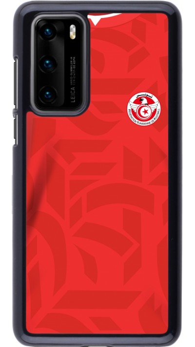 Huawei P40 Case Hülle - Tunesien 2022 personalisierbares Fussballtrikot