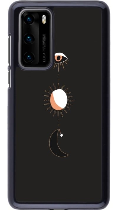 Huawei P40 Case Hülle - Halloween 22 eye sun moon