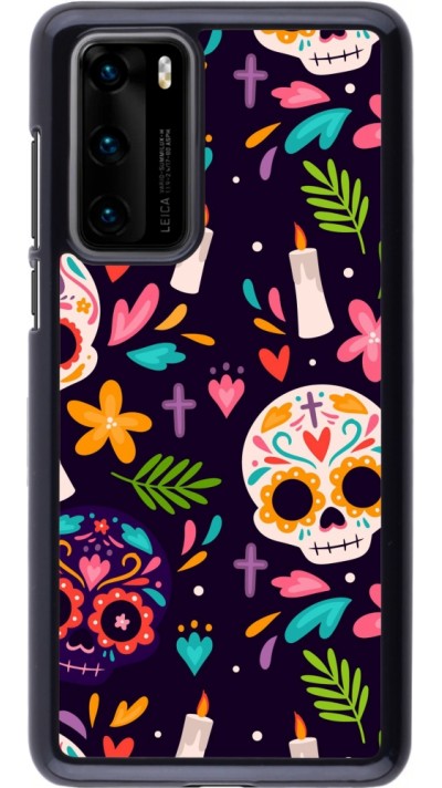 Huawei P40 Case Hülle - Halloween 2023 mexican style