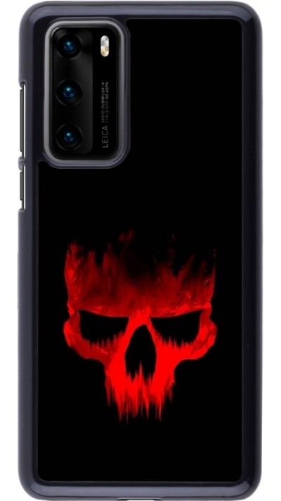 Huawei P40 Case Hülle - Halloween 2023 scary skull