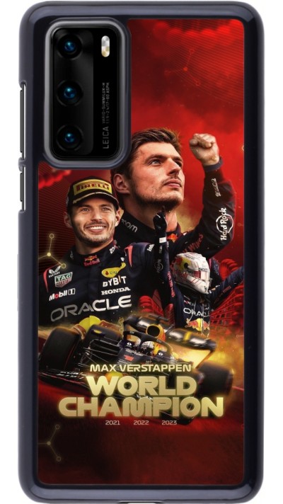 Huawei P40 Case Hülle - Max Verstappen Champion 2023
